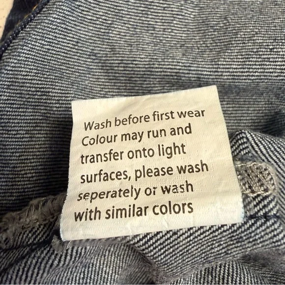 DISSH Felix Denim Shirt Jacket Oversized Short Sleeve Blue Womens Size 4 - Picture 15 of 15